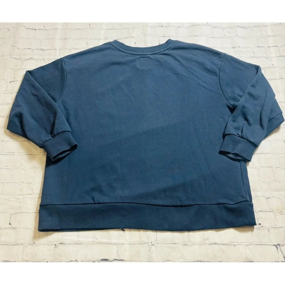 C & C California Women's 1X Sweatshirt Blue Sunset Graphic Top Long Sleeve - Picture 8 of 9